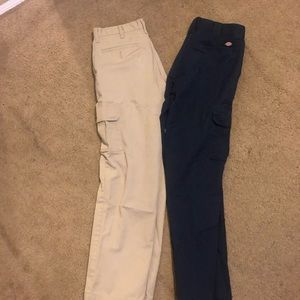 2 pairs of dickies cargo pant